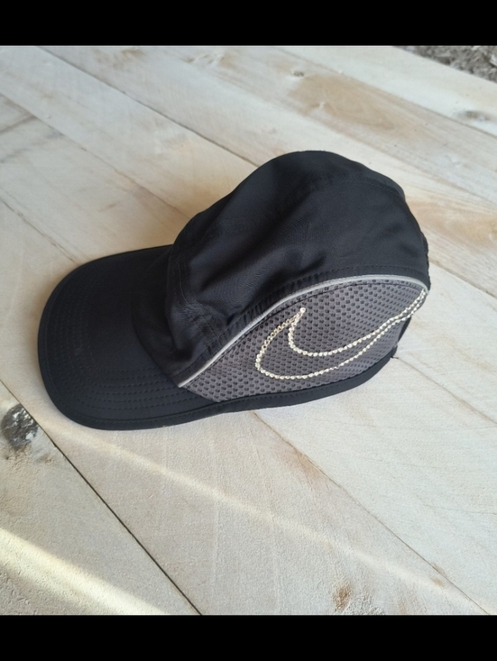 NWOT Nike Women\'s 5 Panel AW84 Dri Fit Black Hat Cap With Swarovski Crystals main image 6